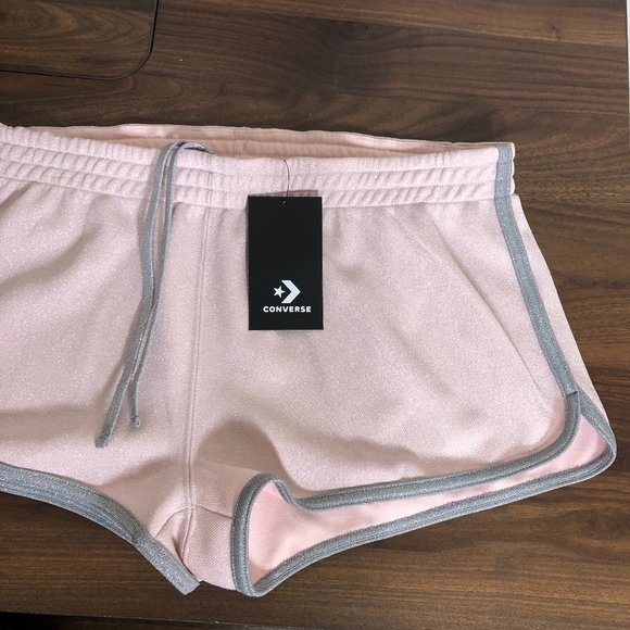 Converse x Miley Cyrus Glitter Track Shorts M L XL - Picture 6 of 8